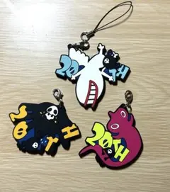 一番くじ　エヴァンゲリオン20周年　ゆるしと　ラバーストラップ3種セット