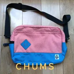 CHUMS ボディバッグ ピンク/ブルー