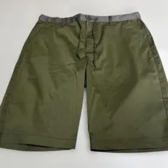 メンズ ショートパンツ カーキ ウエストゴムのサムネイル