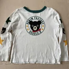 120 ミキハウス　ダブルビー　DOUBLE.B 長袖カットソー　ロンT