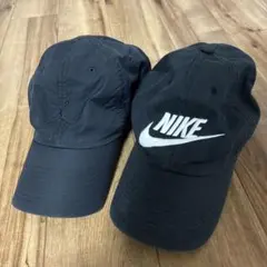 NIKE ナイキ キャップ ブラック S1ZE二つセット