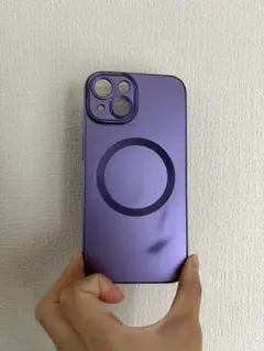 iPhone14用ケース マグネット対応 パープルのサムネイル
