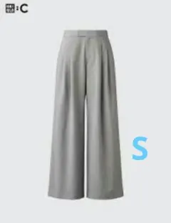 UNIQLO C 感動タックワイドパンツ　S