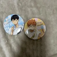 ハイキュー!! 日向翔陽 影山飛雄 缶バッチ
