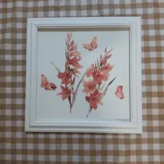 ローラアシュレイ バタフライフレーム　蝶　壁掛け