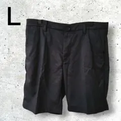 メンズ ゴルフ ショートパンツ ストレッチ　短パン　Ｌ 黒