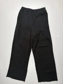 SEASON REASON ワイドパンツ ブラック Lサイズ ウエストゴム