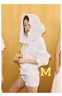 完売品⭐︎ZARA フリルトリム ジップアップジャケット S ホワイト