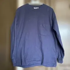 UNIQLO U クルーネックT 濃紺 コットン Lサイズ
