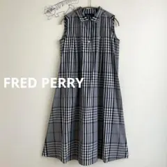 FRED PERRY シャツワンピース　 チェック