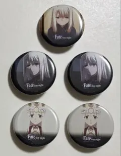 Fate レアルタ AJ 2014 モザイクアート缶バッジ イリヤスフィール Fate レアルタ AJ 2014 モザイクアート缶バッジ イリヤスフィール