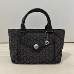 pierre cardin ハンドバッグ 総柄 ブラックのサムネイル
