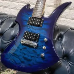 11881】【新品】【通常弦張れます】 ヘッドレスギターブルー - メルカリ