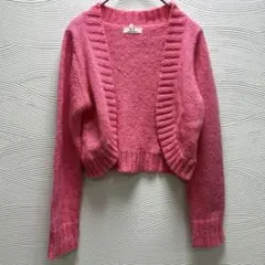美品✨R.F INTER REMIX ニットカーディガン ピンク✨Mサイズのサムネイル