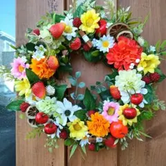 クロブタ様専用✨❀№10✨❀フラワーリース✨❀