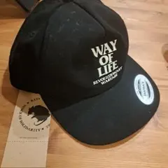 Yupoong WAY OF LIFE スナップバックキャップ 黒