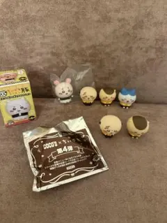 COCO'S ちいかわラーメン豚 マスコット 6体セットソフビ