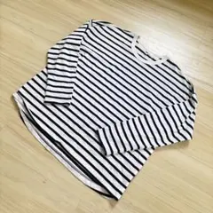 GU S ストライプ 長Tシャツ