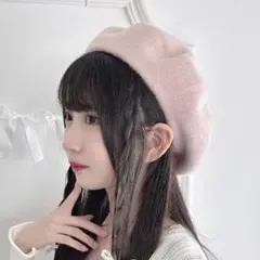 【新品未開封】Loueme ベーシックベレー帽　ピンク　ルエム　ハンチング