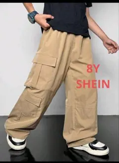 SHEIN ベージュ カーゴパンツ 8Y