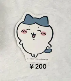 ちいかわ ガチャ ステッカー ハチワレ