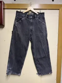 Levi’s SILVERTAB BAGGY ブラックデニム ダメージ バギー