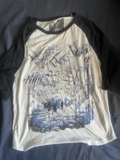 JET BLUE グラフィックプリント 七分袖カットソー M