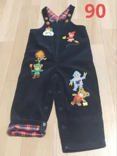 限定 人気 レア ミキハウス オズの魔法使い オーバーオール コーデュロイ 90