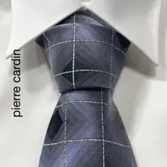 TG3636 pierre cardin チェック アート ネクタイ 日本製
