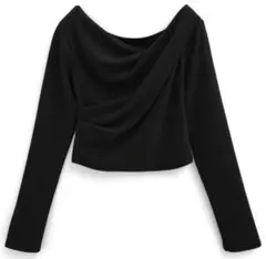 【新品未使用】GRL 3Wayドレープカシュクールトップス[dk1261]