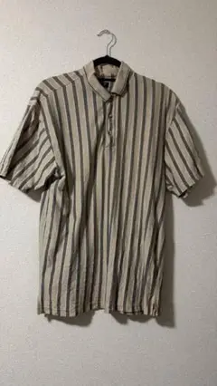 IZOD ストライプ 半袖ポロシャツ