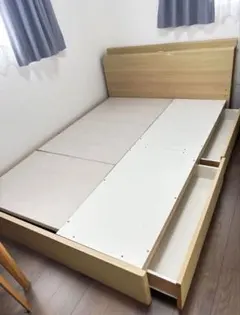 たーさん専用)ダブルベッドフレーム 開き止めバー付き - メルカリ