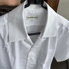 Ｍサイズ　未使用　学生　シャツ　半袖　白　開襟シャツ　未使用　入学　制服