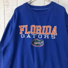 古着　長袖　フロリダ大学　チームロゴ　GATORSスウェット 裏起毛　アメカジ