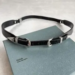 TOGA ARCHIVES Double buckle narrow beltのサムネイル