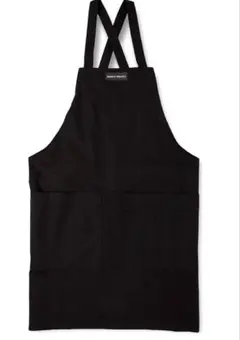 DEAN & DELUCA フルエプロン ブラック 綿　ナプキン付きのサムネイル