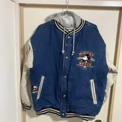 90s 古着UNIONBAY スタジャン デニム/ホワイト - メルカリ