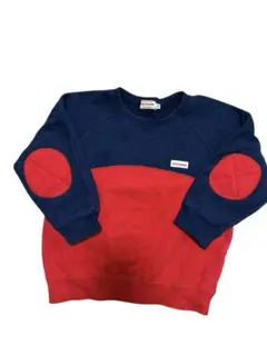 MIKI HOUSE エルボーパッチ トレーナー