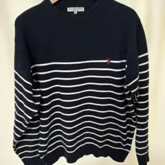 U.S. POLO ASSN ボーダー LL メンズ 濃紺のサムネイル