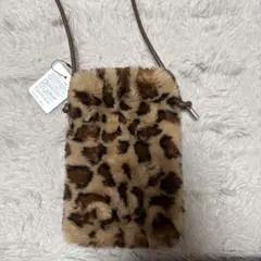 ヒョウ柄ファースマートホンケース