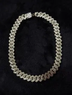 ✨メンズ　ネックレス　テニス　ギラギラ　ジルコニア