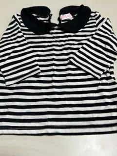 ストライプTシャツ 襟付き 57-65cm