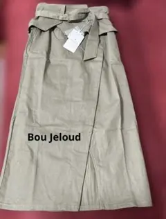 Bou jeloud✧︎ラップスタイル ロングスカート ベルト付き　M 新品未使用