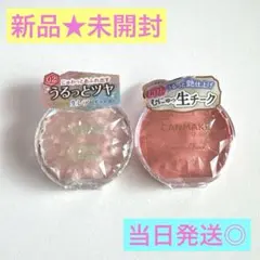 CANMAKE 新品 未開封 生レアハイライター 生クリームチーク 2点セット