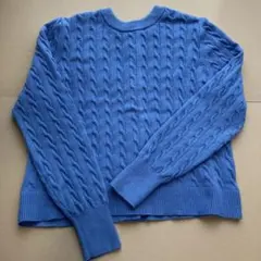組曲 ニット 青色 レディース Mサイズ