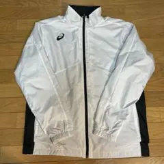 EZA518 上下アシックス asics 中綿ジャケット ウインドブレーカー青 