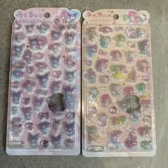 うるちゅるポップシール　マイメロ、クロミ、キキララ、キティ