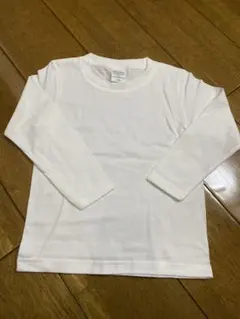 白い長袖カットソー 110cm 3枚セット