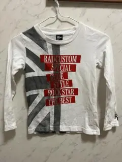 RAD CUSTOM ユニオンジャック 長袖Tシャツ 120cm