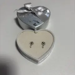 Samantha Tiara リボン パール ピアス 両耳用